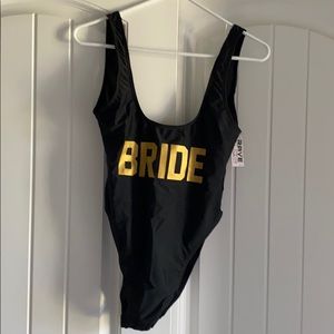 Bride bathing suit